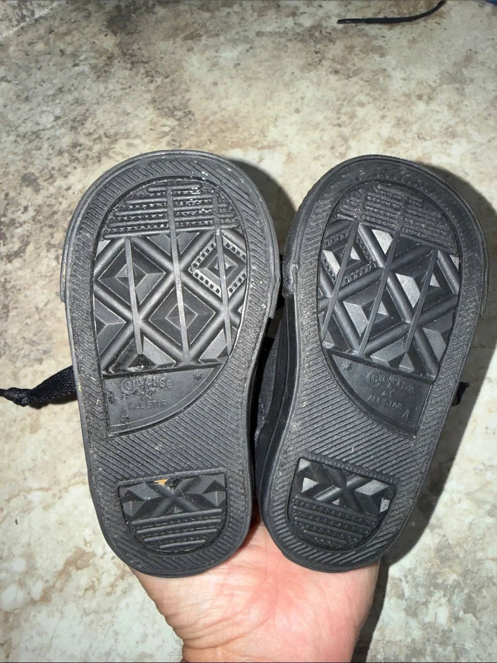 Converse Baby Black High-Top Sneakers